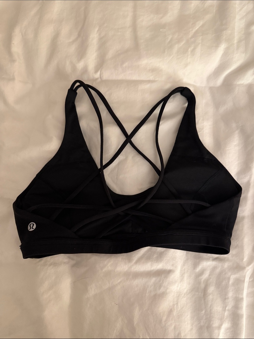 lululemon Nulu Strappy Scoop Neck-Neck Bra Light Support A/B Cup - Black - Picture 3 of 3
